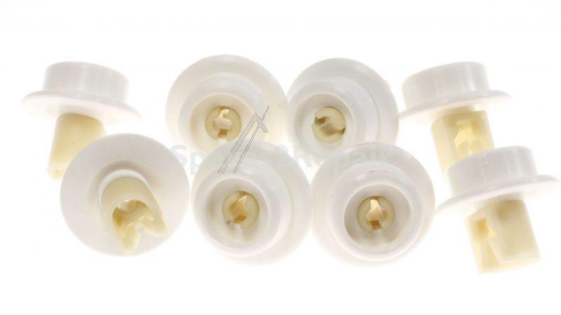 Roller For Dishwasher Basket - 50279059005 Wheel Kit 8 Pcs white 45 [Electrolux Aeg]