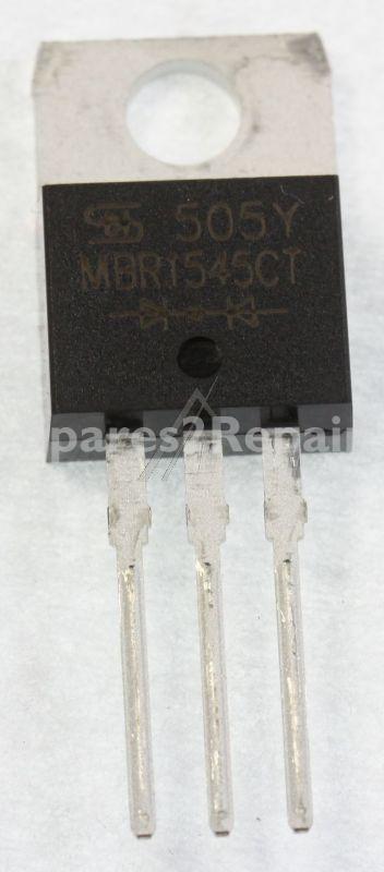 Taiwan Semiconductor Diode - 45v-2x7,5a Schottky Diode, Double Cc, To-220
