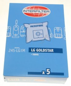 Candy Hoover Vacuum Cleaner Bags - If 245 Suitable For Lg 1m