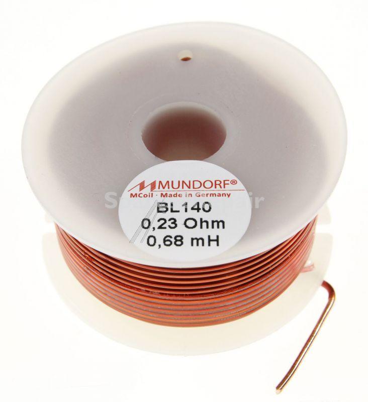 Mundorf Coil - 0,68mh-0,23r Mcoil Air-coil, Baked Varnish, 1,4mm Wire, 58x18mm