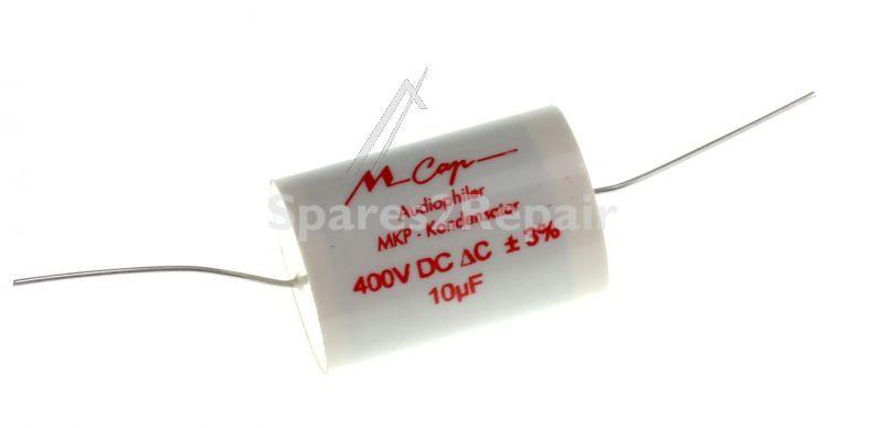 Mundorf Foil Capacitor - 10uf-400v Audio Filmcap. Axial 85° 26x39mm