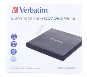 Verbatim Usb Dvd Burner - Cd - Dvd Burner, External, Usb2.0