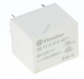 Finder Pcb Relay To 12v - 12vdc 10a-250vac 36 11 9 012 4011 Relay