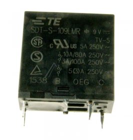 Te Connectivity Schrack Pcb Relay To 12v - 9vdc 10a-250vac Sdt-s-109lmr Relay 1 Form A
