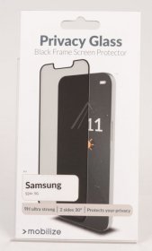 Mobilize Display Protective Film - 57689 Mobilize Privacy Glass Display Protection - Black Frame - For Samsung Galaxy S24+ 5g