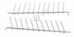 Compatible Accessories Basket - Folding Prong Row Upper Basket Alternative For Bosch-siemens