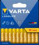 Varta Aaa 1,5v Battery - Lr03 1 5v Alkaline Micro Suitable For Varta 10er Karton Longlife