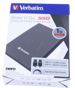Verbatim Usb 2,5" Hard Discs - 32182 1 Tb Store N Go Slim Portable Ssd Usb 3 2 Gen 1 - Usb-c Festplatte Schwarz