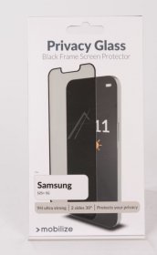 Mobilize Display Protective Film - 58115 Mobilize Privacy Glass Display Protection Film - Black Frame - For Samsung Galaxy S25+ 5g