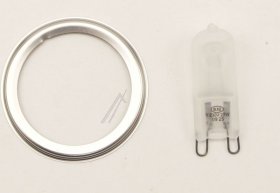 G9 Halogen Lamps - 10044823 Halogen Lamp Bulb Repair Kit With Metal Ring Sealing G9 27w 230v Optimal Halogen Composition For High Temperatures 10 [Bosch Siemens]