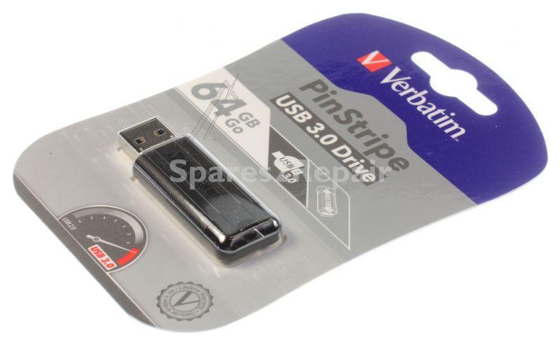 Verbatim Usb-stick 3.0 - Usb3.0 64gb Hi-speed Store N Go Drive (black)