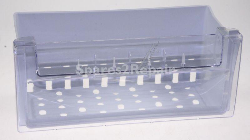 Freezer Drawer - C00283233 482000023198 Lower Drawer (384x167x164)-white-crystal [Whirlpool Indesit]