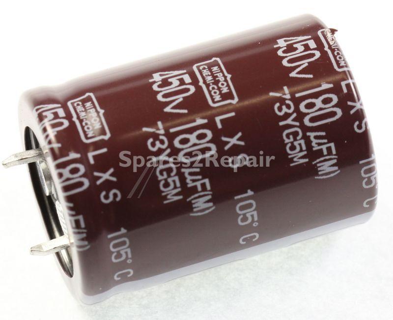 Nippon Chemi Con 450v Radial Electrolytic 105 D - 180uf-450v Elxs451vsn181mq35s Elcap Radial 105° 25x37mm Snap-in