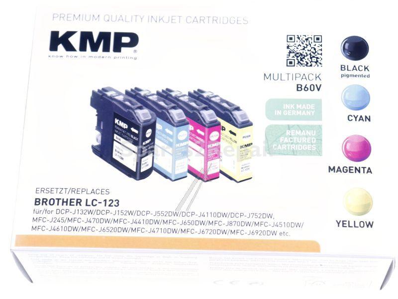 Kmp Cartridge - 1525 4005 B60v Ink Cartridge Multipack Bk-c-m-y