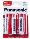 Panasonic D Alkaline Batteries - R20rz-2bp A Zinc Carbon Battery 1 5v Pack Of 2