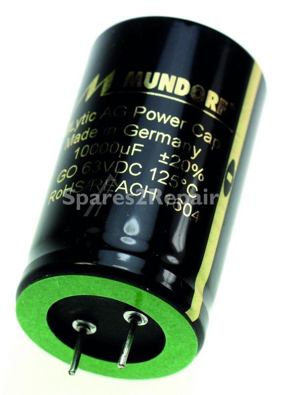 Mundorf 63v Radial Electrolytic 125 De - 10000uf-63v Mlgo63-10000 Audio Elcap Radial 125° 30x50mm Snap-in