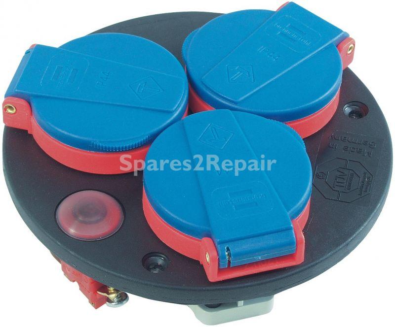 Brennenstuhl Appliance Socket - Steckdoseneinsatz-montageplatte 3-fach Ip44