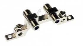 Wisi Earth Connection Block Sat - Nb 02 F Potentialausgleichsblock, 2-fach, 1 StÜck, 8 Klemmen