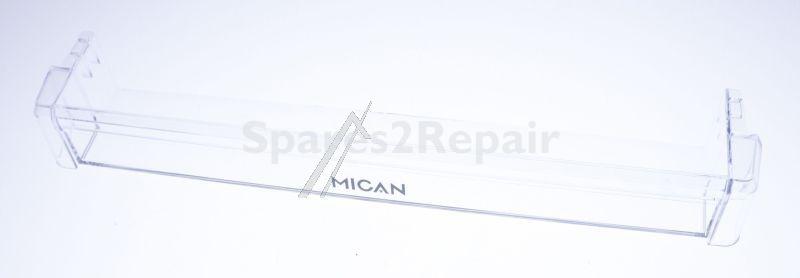 Refrigerator Door Shelf Upper - 1041982 Upper Door Shelf L mican [Amica]