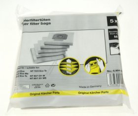 Karcher Vacuum Cleaner Bags - 6 904-285 0 Dust Bags (x5)