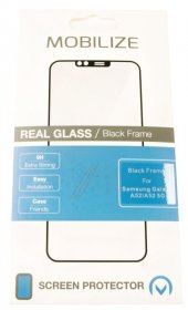 Mobilize Display Protective Film - 54796 Mobilize Glass Screen Protector - Black Frame - Samsung Galaxy A52-a52 5g