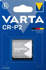 Varta Photo Cell-battery - Cr-p2 6204301401 6 0v 1450mah Lithium Varta 1-pack Blister Professional