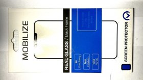 Mobilize Display Protective Plastic Film - Mobilize Glass Screen Protector - Black Frame - Samsung Galaxy A73 5g