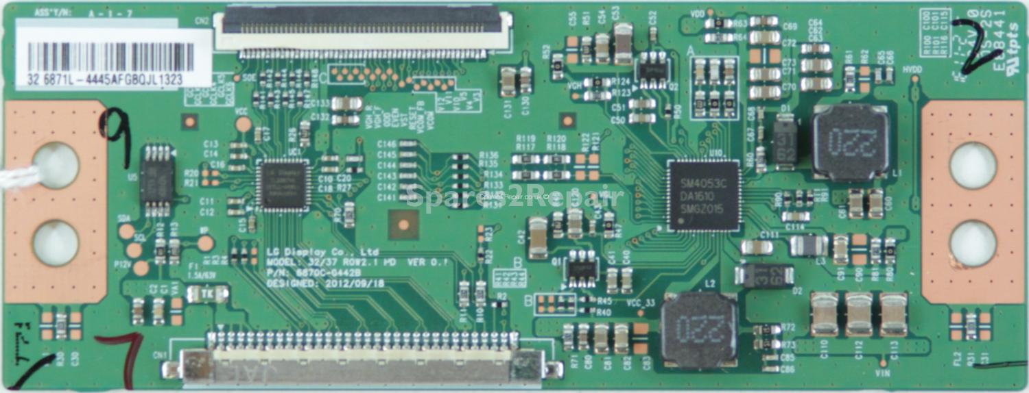 Blaupunkt 32/133O-WB-11B-EGDU-UK - T-Con - 6871L-4445A - 6870C-0442B - 32/37 ROW2.1 HD VER 0.1