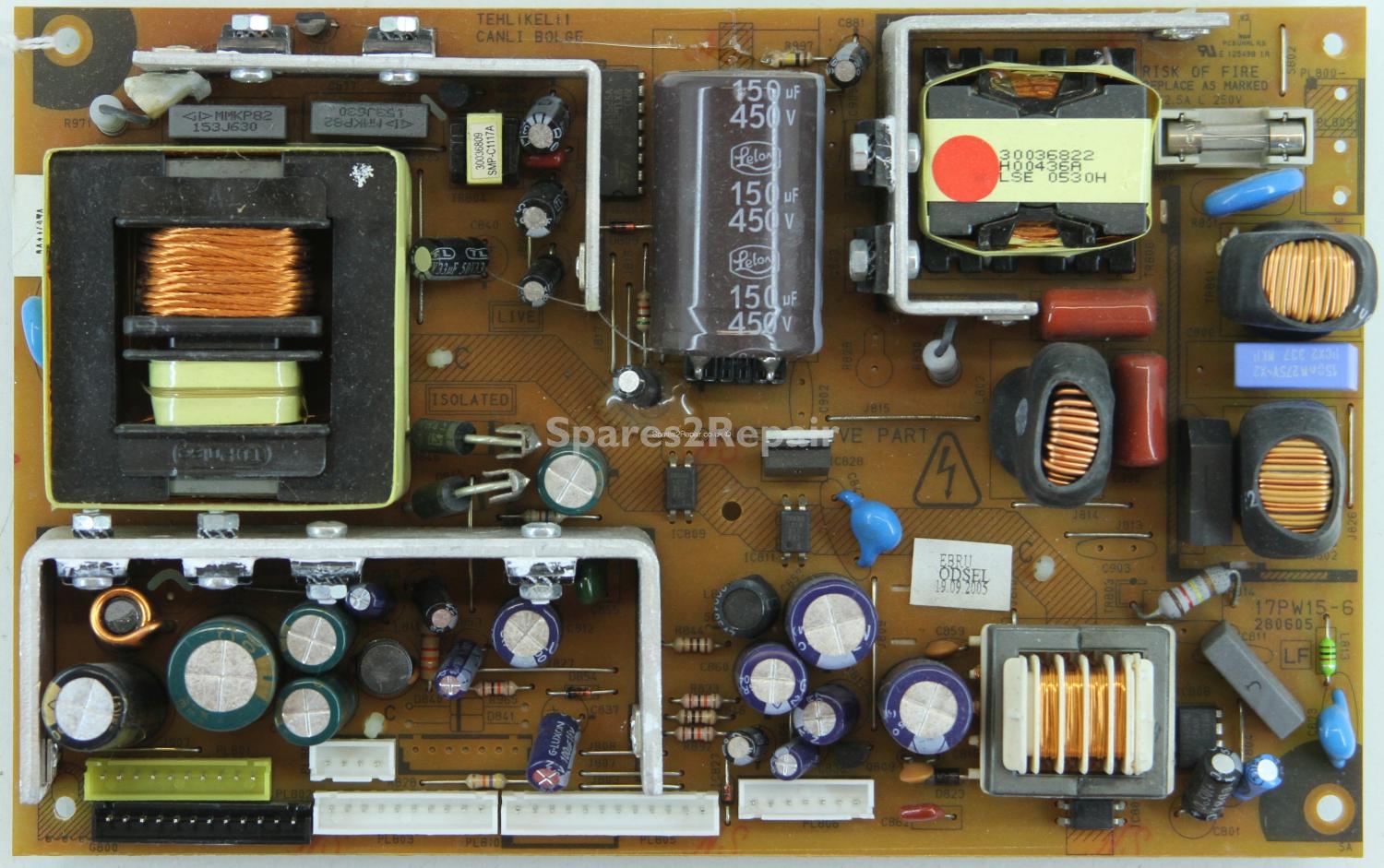 Crown CTT3207W - PSU - 20226370 - 17PW15-6 - 280605