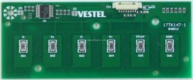 Finlux 55FME242S-T - Buttons - 23206605 - 17TK147-1 - 040512 (Without Plastic)