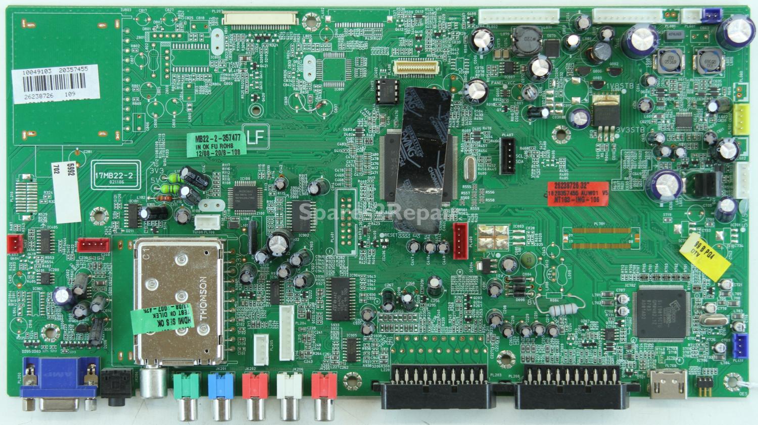 Goodmans LD3261HDFVT Main AV - 17MB22-2 - 021106 - 20357455