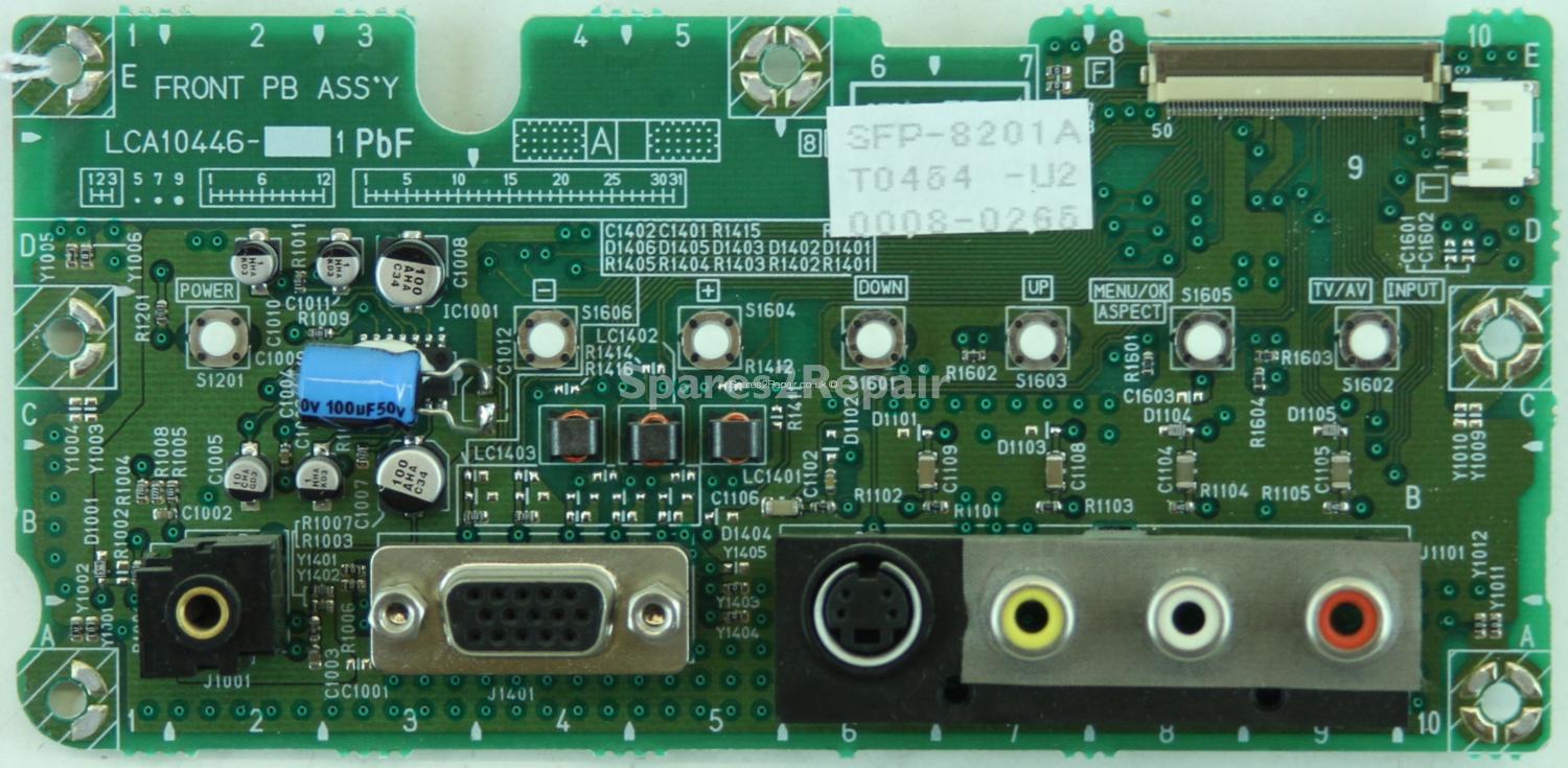 JVC PD-35S50J - Inputs - LCB10446 -001C - FRONT PB ASSY - SFP-8201A