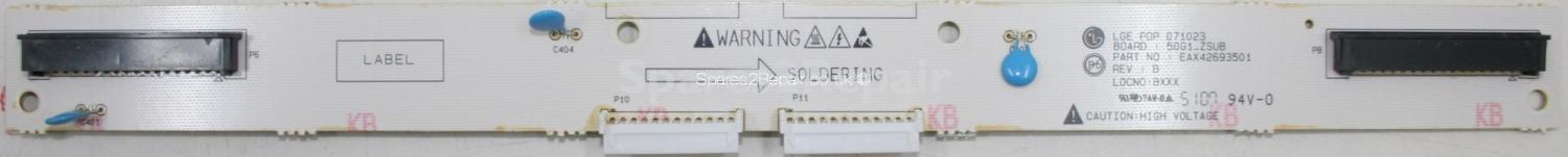 LG 50PG6010 - ZSUB - EAX42693501 - REV B - 50G1_ZSUB - PDP 071023