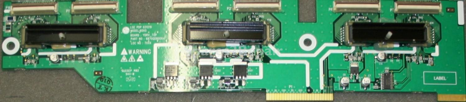 LG RZ-60PY10 - DRV - 60X5 YDRV_TOP - 6870QDB006A - PDP 031219