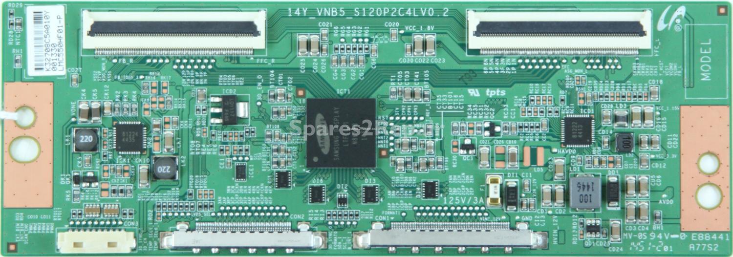 Panasonic TX-55CS520B - T-Con - LJ94-32708C - LMC550HF01-P - 14Y_VNB5_S120P2C4LV0.2
