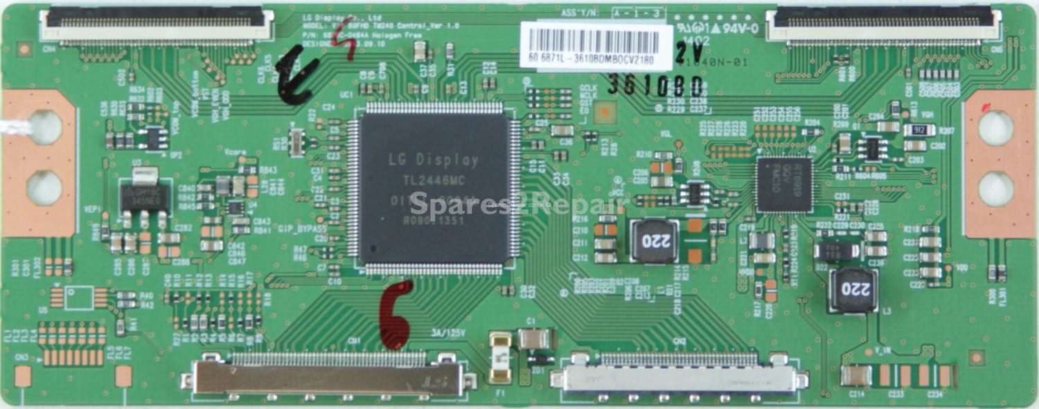 Panasonic TX-60AS650B - T-Con - 6871L-3610B - 6870C-0484A - V14 60FHD TM240 Control_Ver 1.0