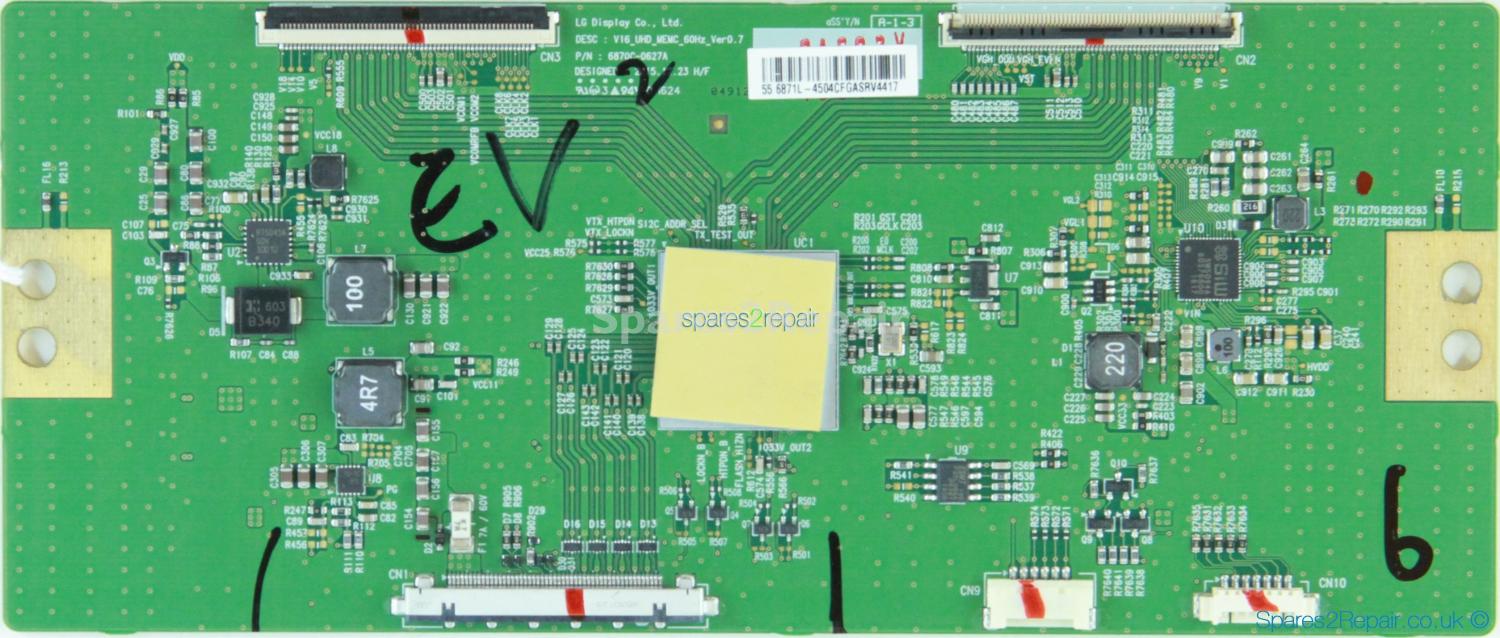 Panasonic TX-55DX600B - T-Con - 6871L-4504C - 6870C-0627A - V16_UHD_MEMC_60Hz_Ver0.7