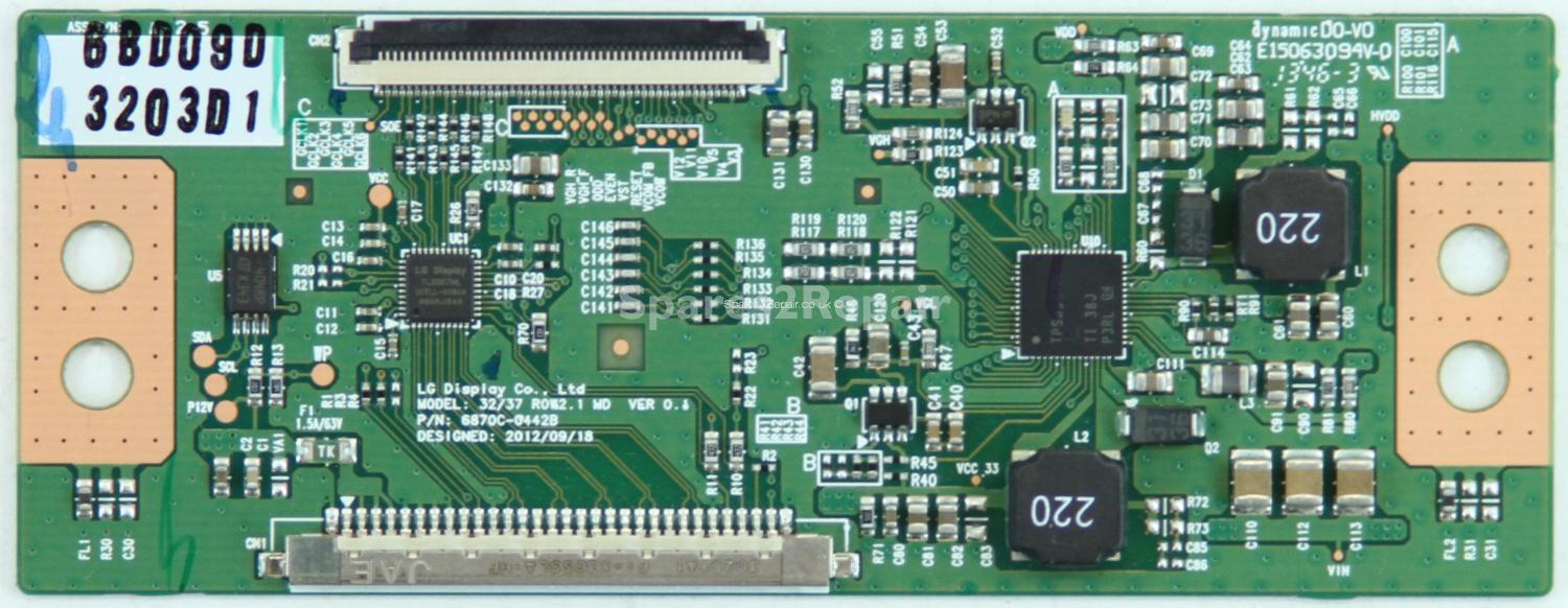 Panasonic TX-L32B6B - T-Con - 6871L-3203D - 6870C-0442B - 32/37 ROW2.1 WD VER 0.4