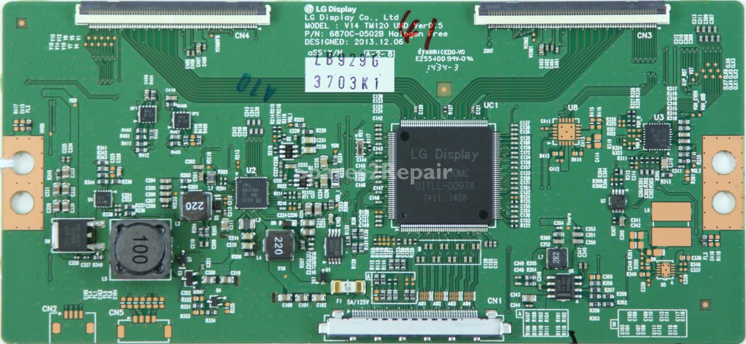 Philips 55PUS7809/12 - T-Con - 6871L-3703K - 6870C-0502B - V14 TM120 UHD Ver0.5