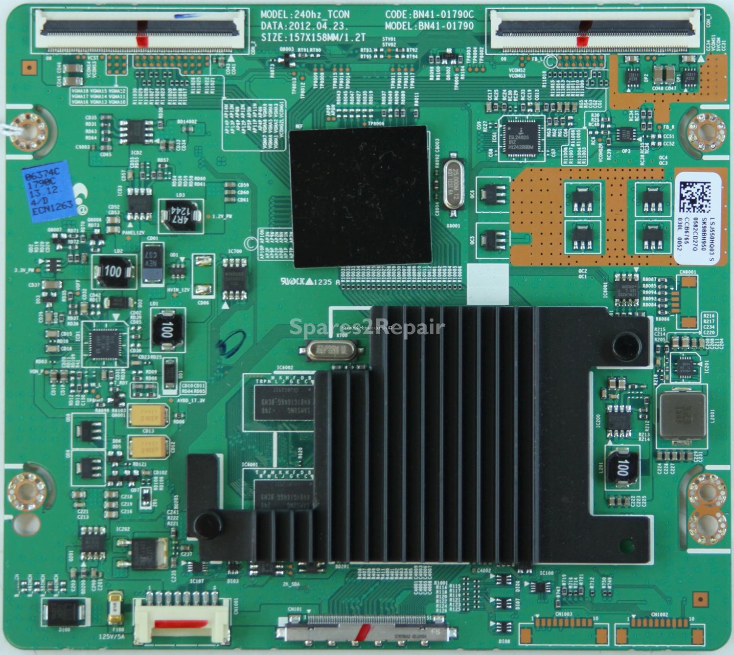Samsung UE55ES8000UX - T-Con - BN97-06374C - BN95-00582C - BN41-01790C - LSJ550HQ03-S