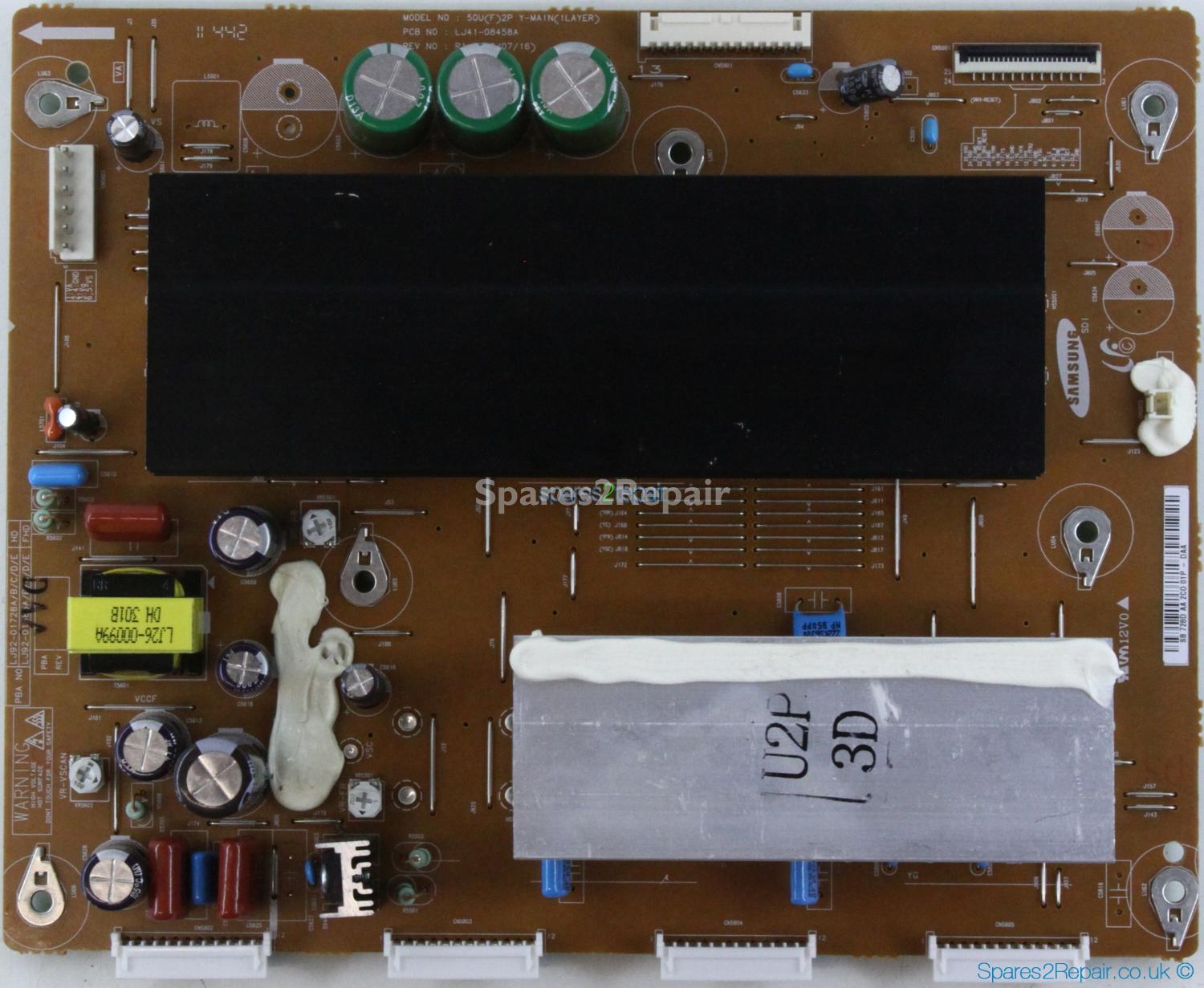 Samsung PS50C490B3W - YSUS - LJ92-01728D AA - LJ41-08458A - R1.3 - 50U(F)2P Y-MAIN