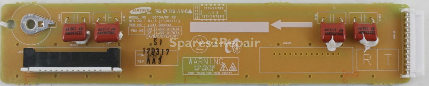 Samsung PS51D450A2W - XBUFFER - LJ41-09424A - R1.3 - LJ92-01761A A3 - 50DH/DF XB