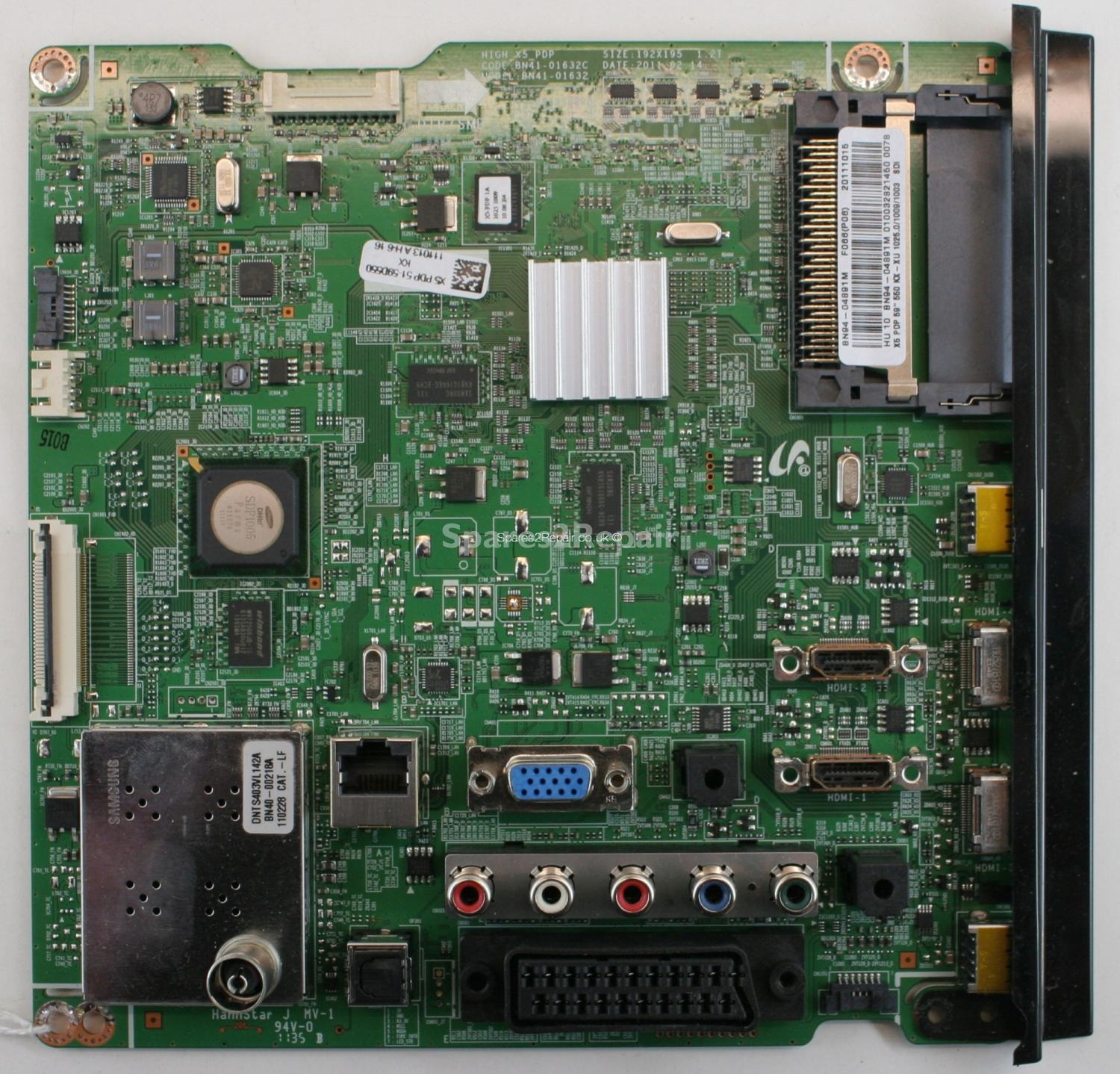 Samsung PS59D550 - Main AV - BN94-04891M - BN41-01632C - HIGH_X5_PDP