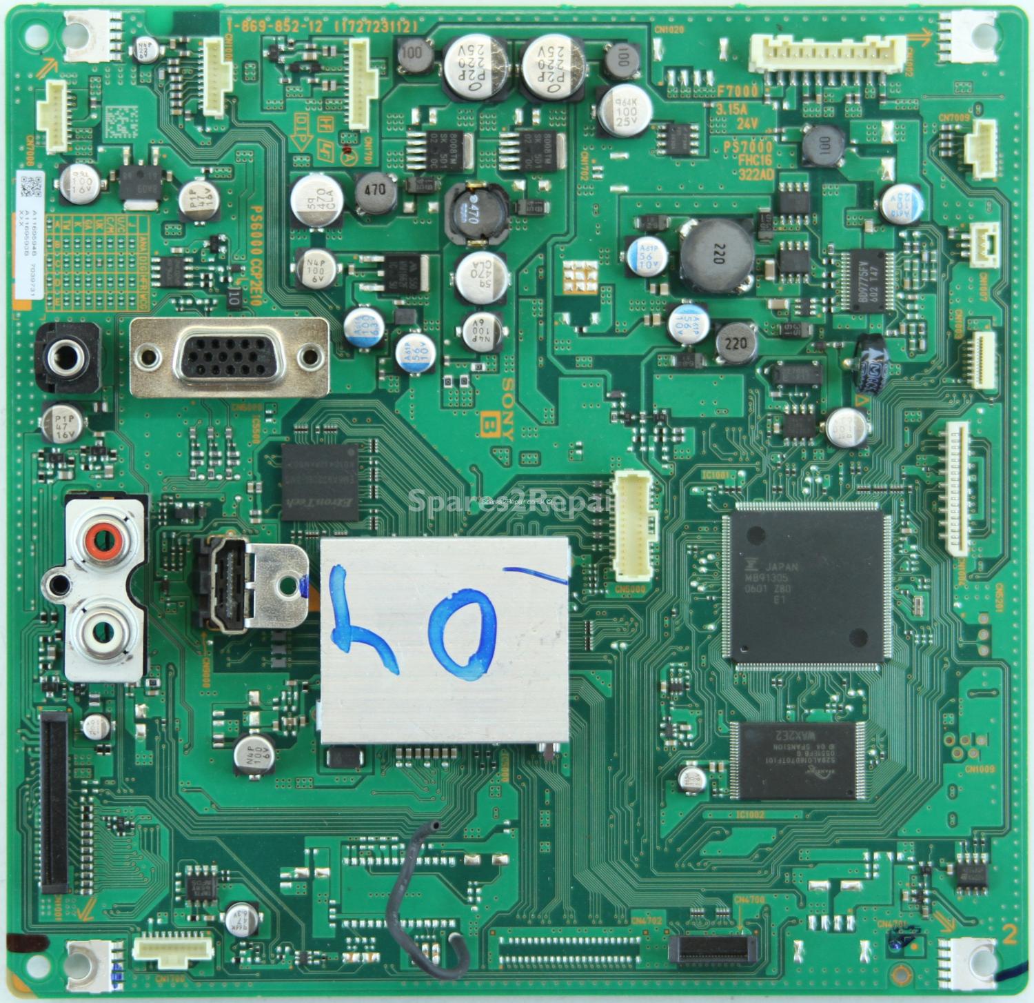 Sony KDL-40V2000 - HDMI - 1-869-852-12 - 17273112 - A1169594B