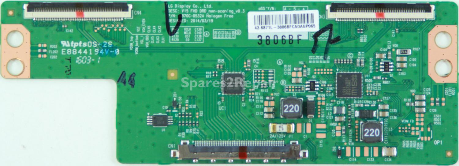 Seiki SE43FO01UK - T-Con - 6871L-3806B - 6870C-0532A - V15 FHD DRD_non_scaning_v0.3