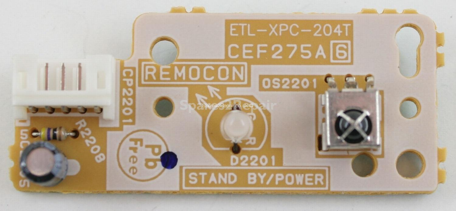Sharp LC-32AD5E-BK - IR - CEF275A 6 - ETL-XPC-204T