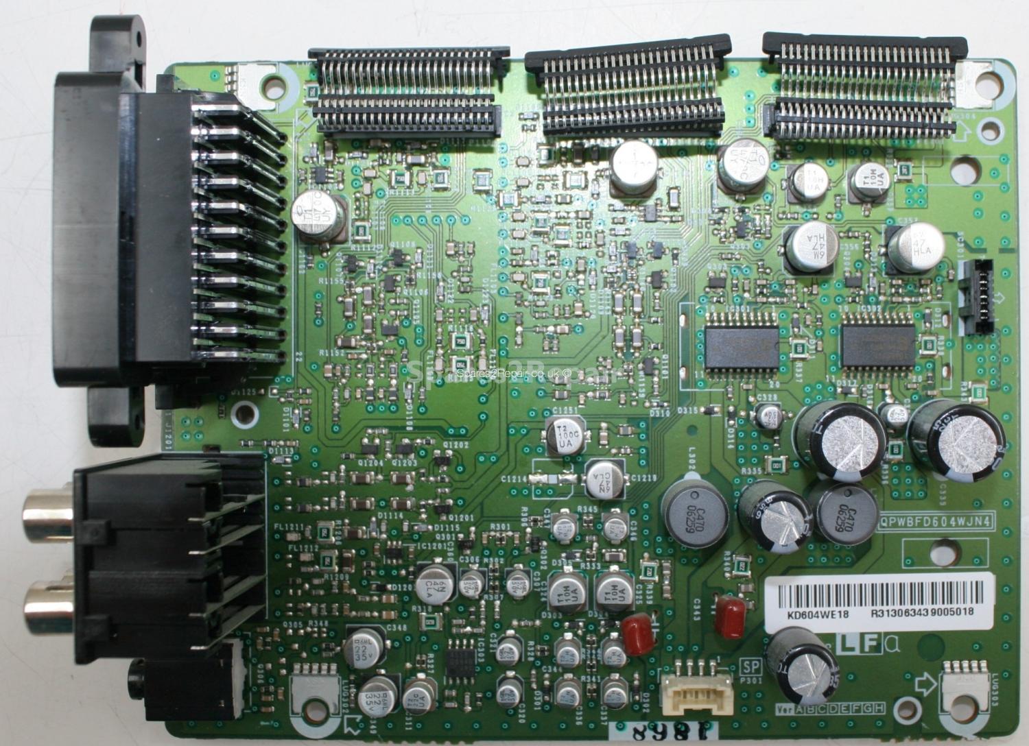 Sharp LC-42SD1E - Inputs - KD604WE18 - QPWBFD604WJN4