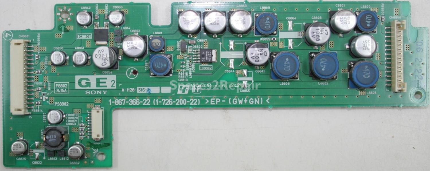 Sony KDL-S26A12U - Board - 1-867-366-22 - 1-726-200-22 - A-1128-