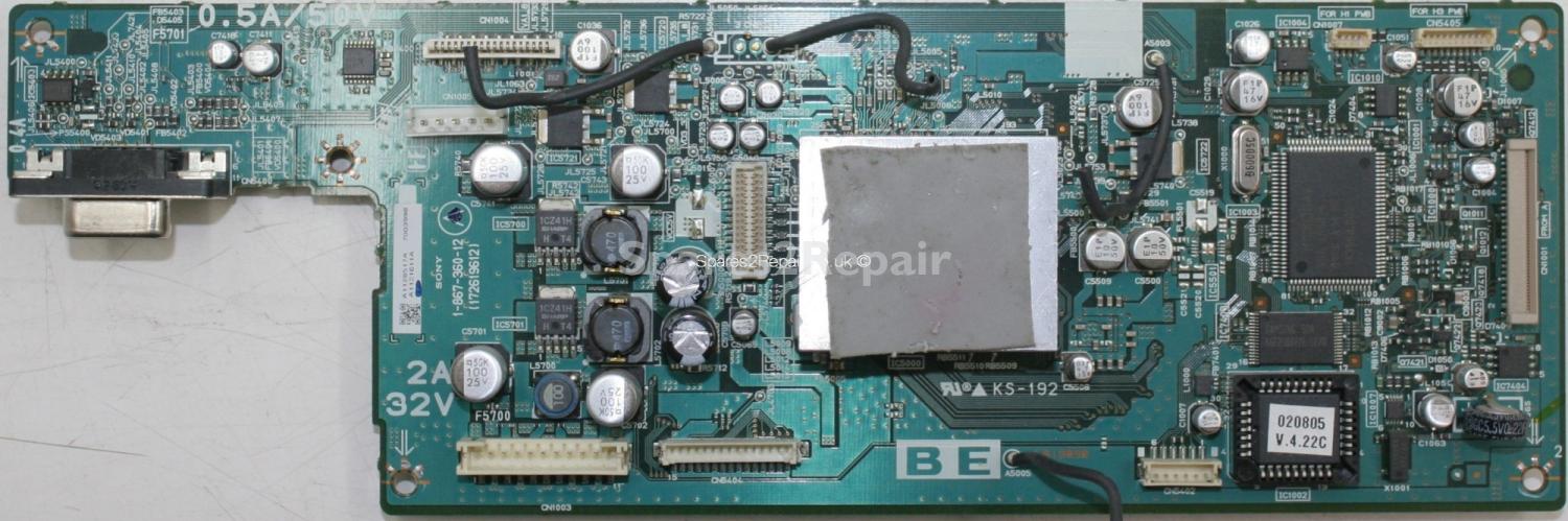 Sony KDL-S26A12U - DSUB - 1-867-360-12 - 172619612 - A1128517A