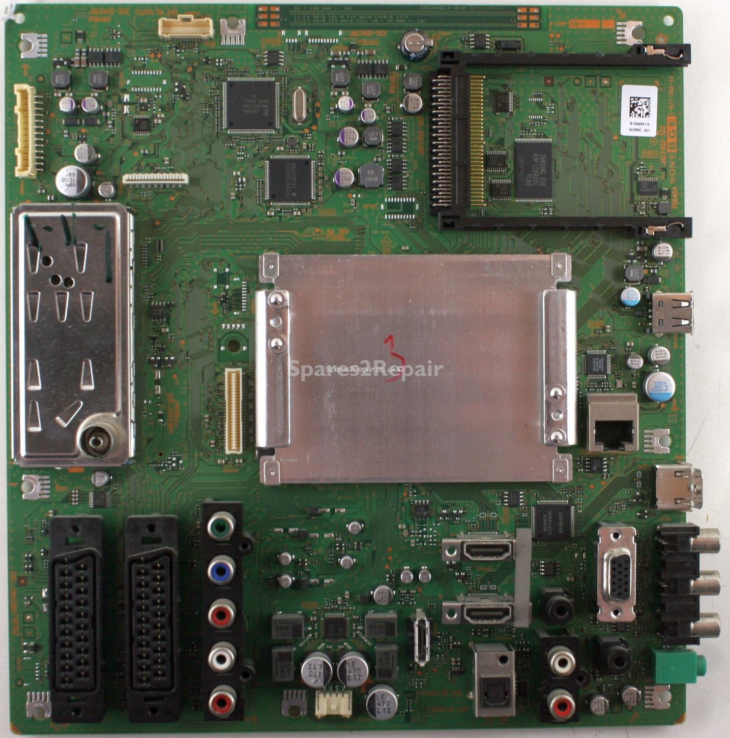 Sony KDL-52W4500 - Main AV - 1-877-366-13 - A-1184-536-C